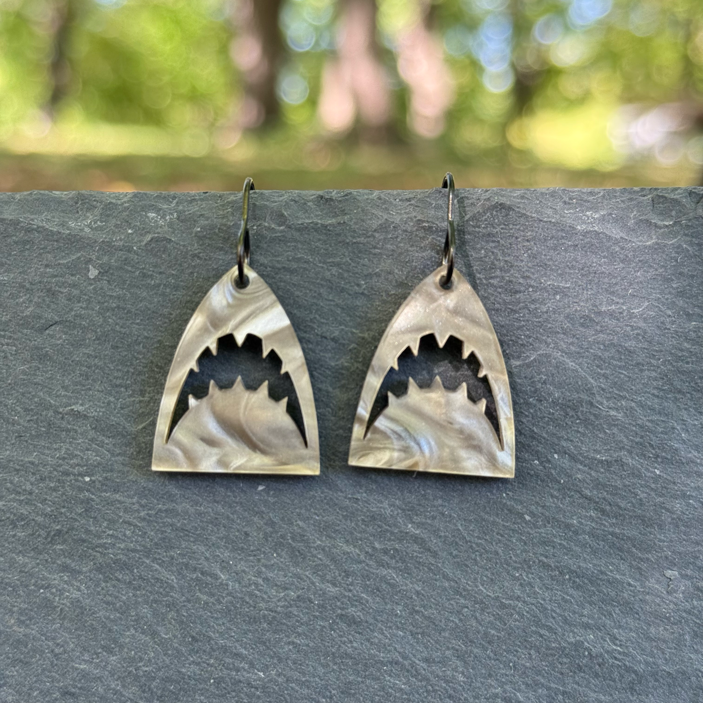 Shark Acrylic Drop Dangle Earrings