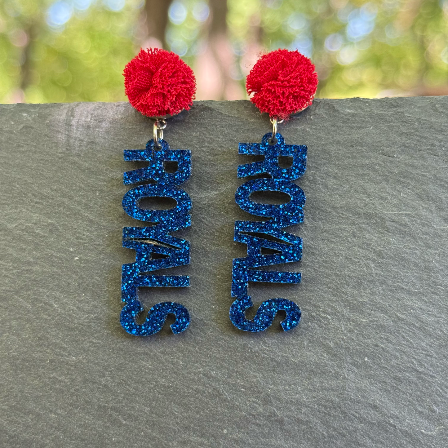 Royals Acrylic Drop Dangle Earrings