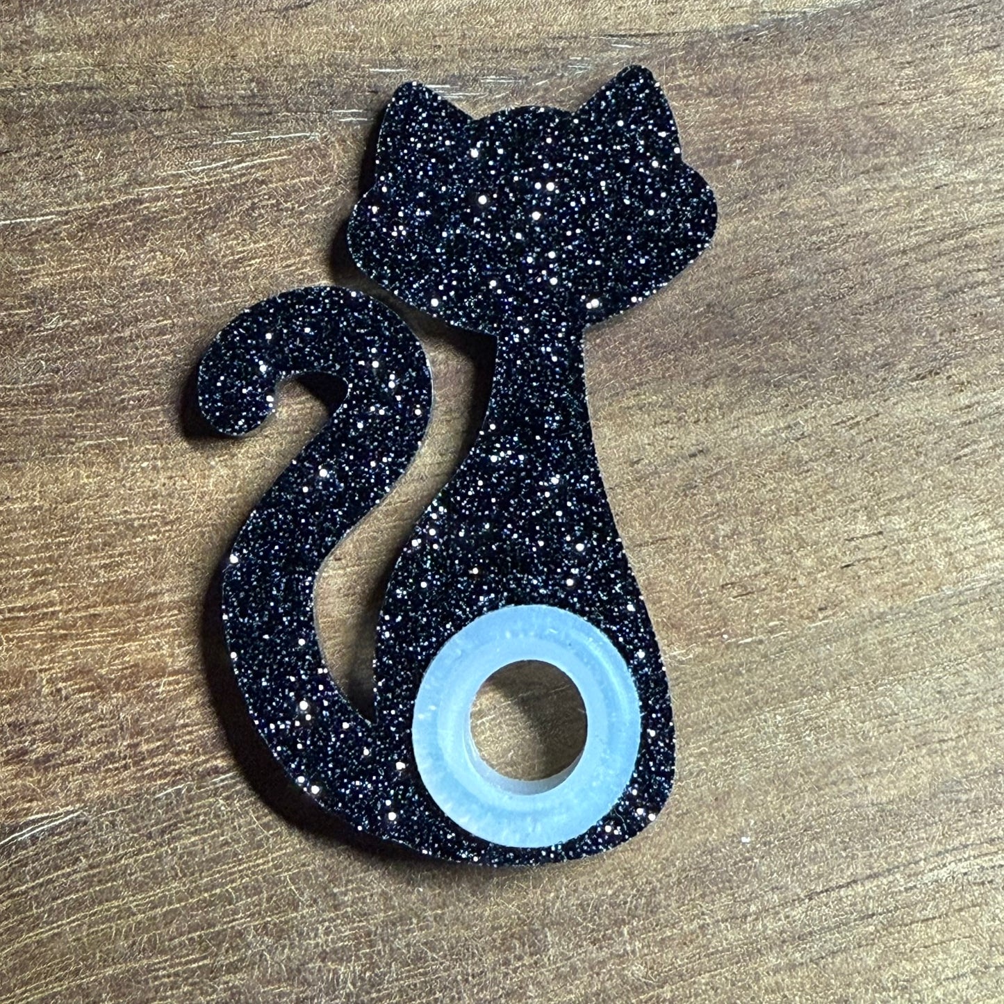 Black Cat Straw Topper