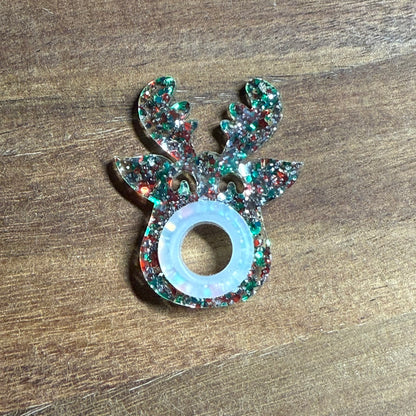 Reindeer Straw Topper