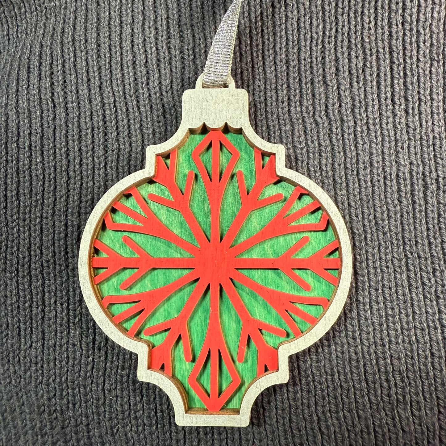 Classic Layered Wood Ornament