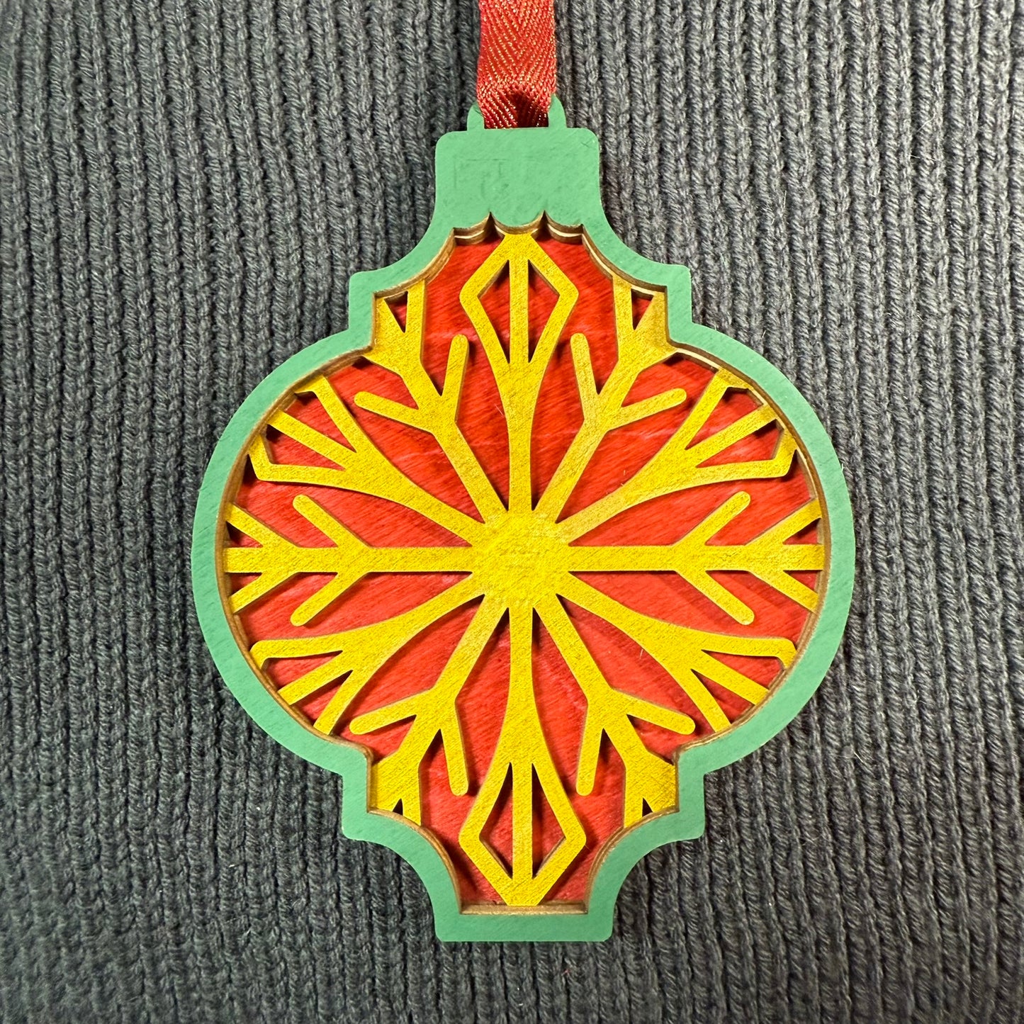 Classic Layered Wood Ornament