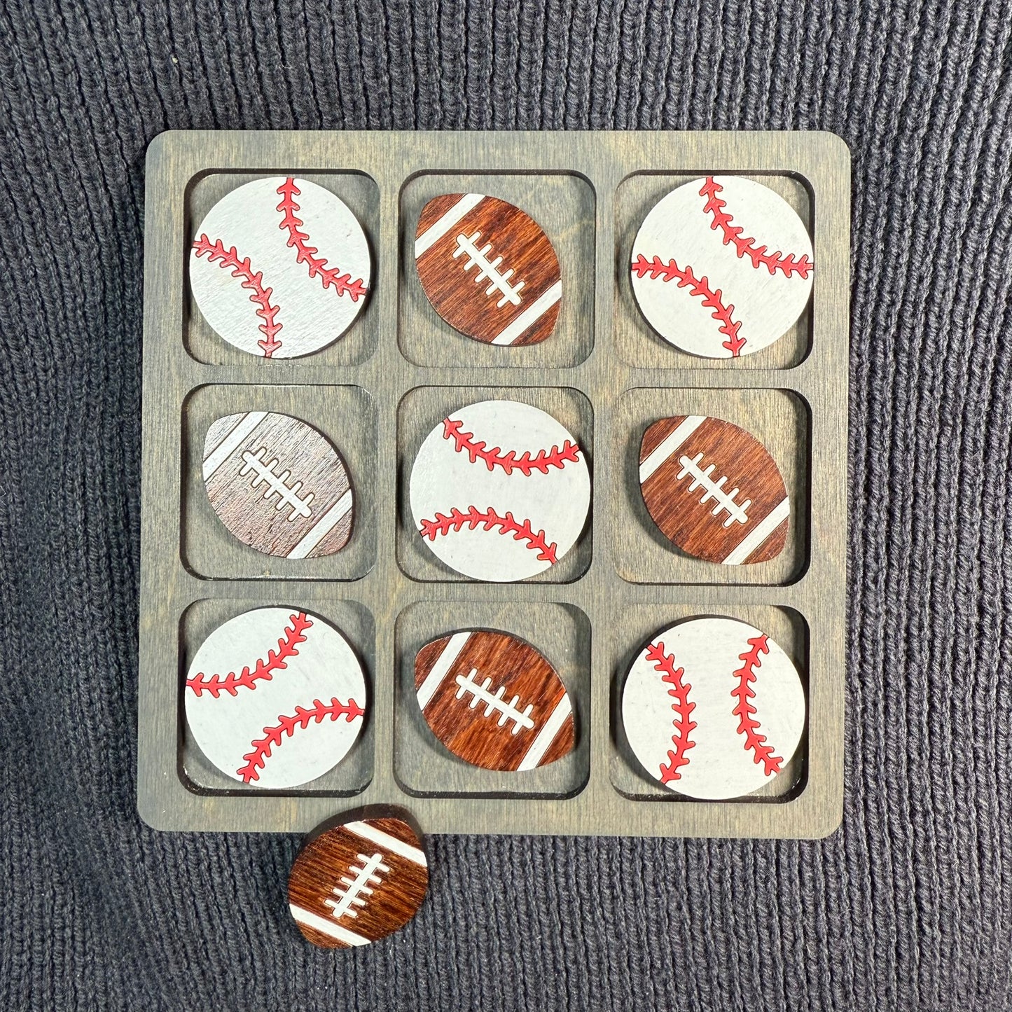 Football + Baseball Tic Tac Toe Game