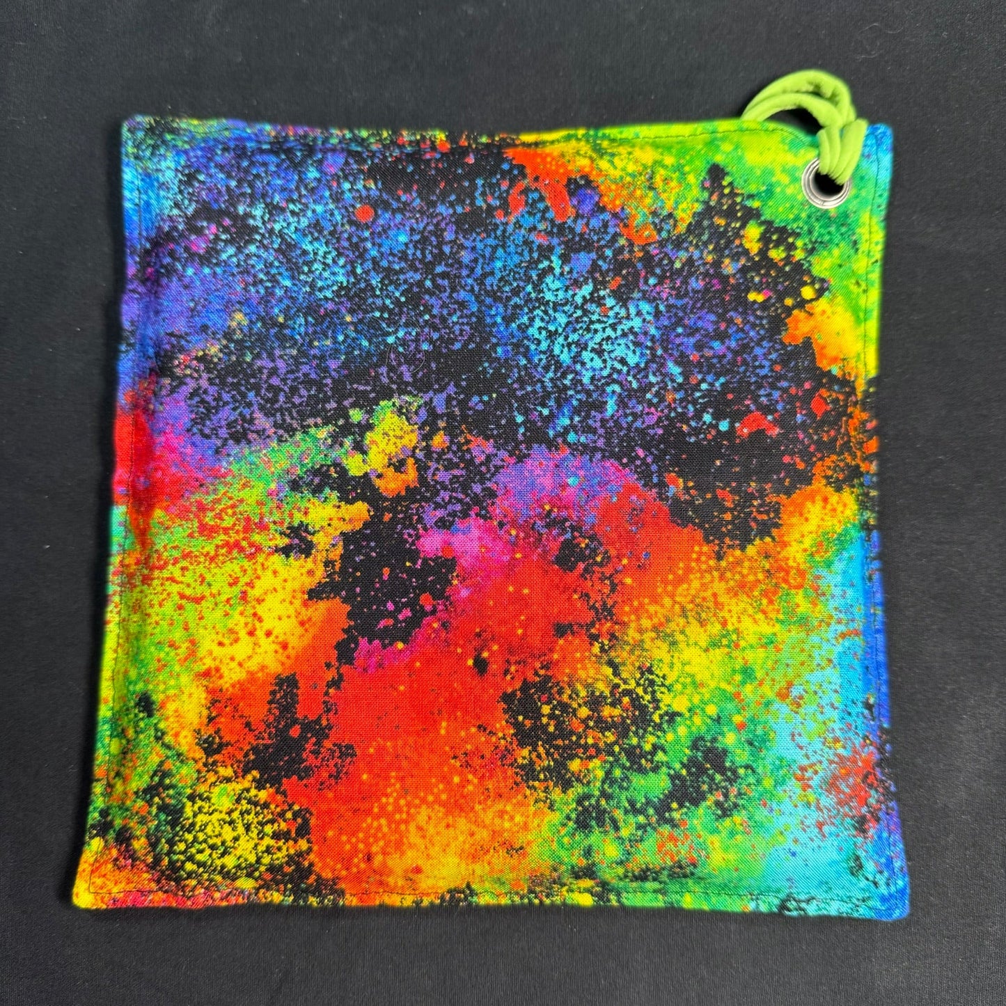 Paint Splatter on Black Adult Themed iSpy Bag