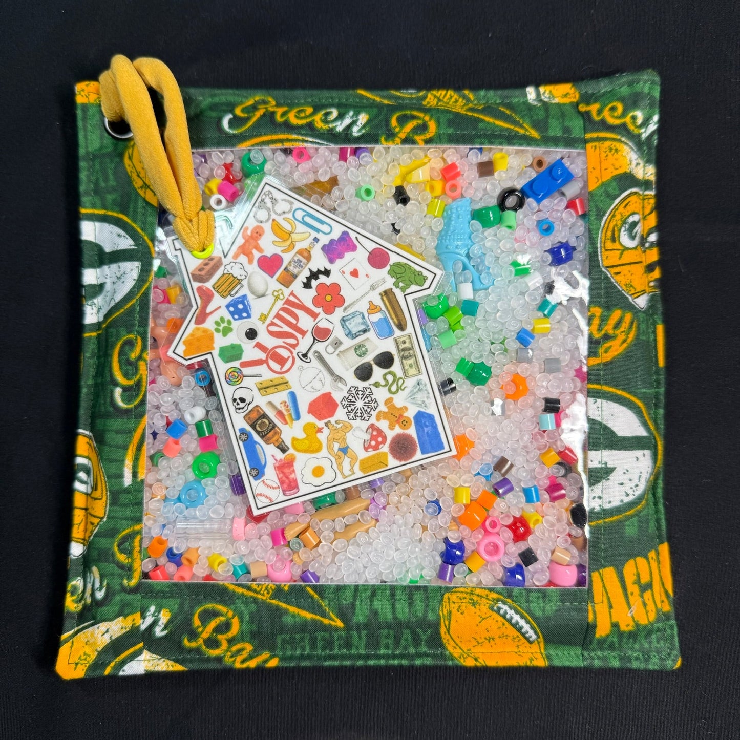 Cheesehead Adult Themed iSpy Bag