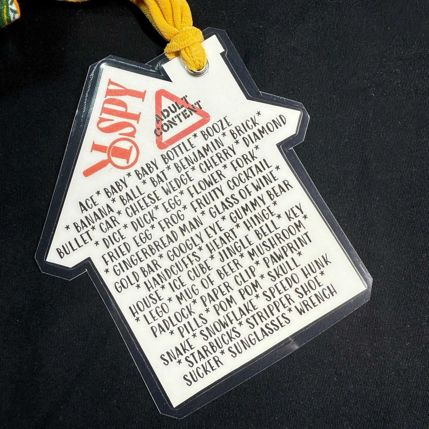 Skelly Adult Themed iSpy Bag