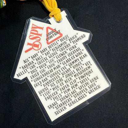 Skelly Adult Themed iSpy Bag