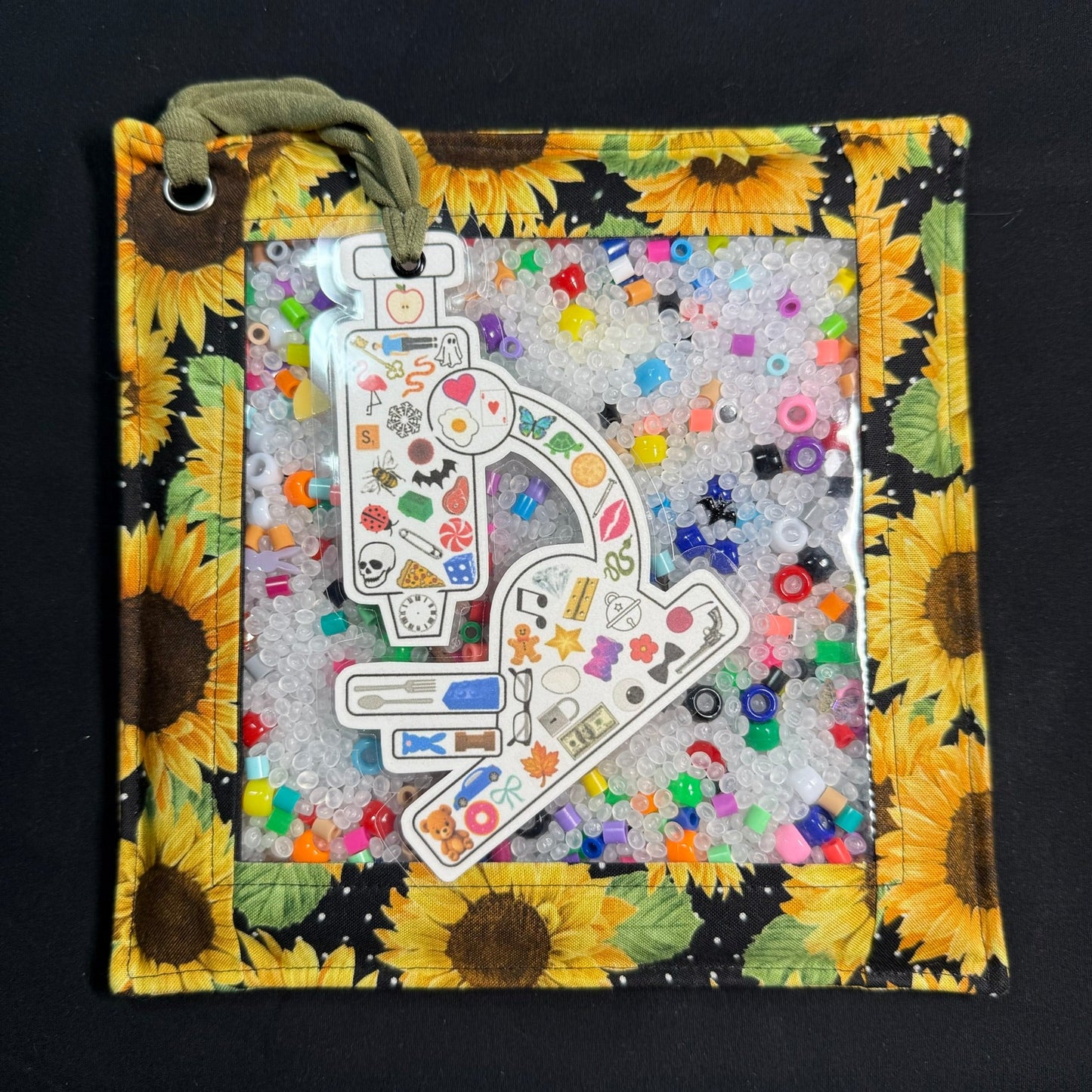 Sunflower Scatter Micro Mini iSpy Bag
