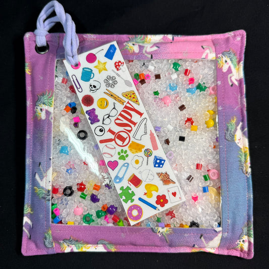 Cotton Candy Unicorn iSpy Bag