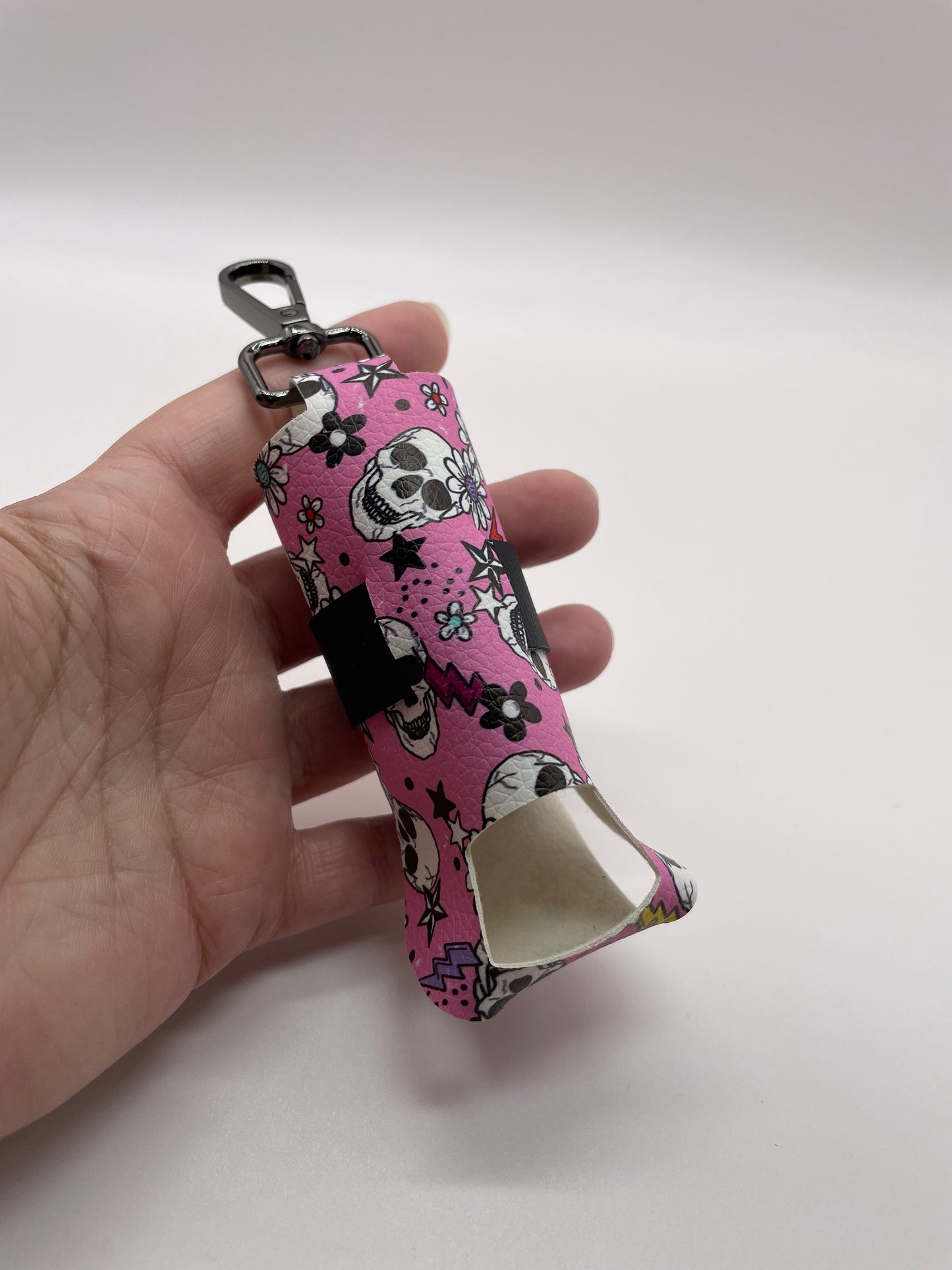 Pink Skelly Puffer Sleeve