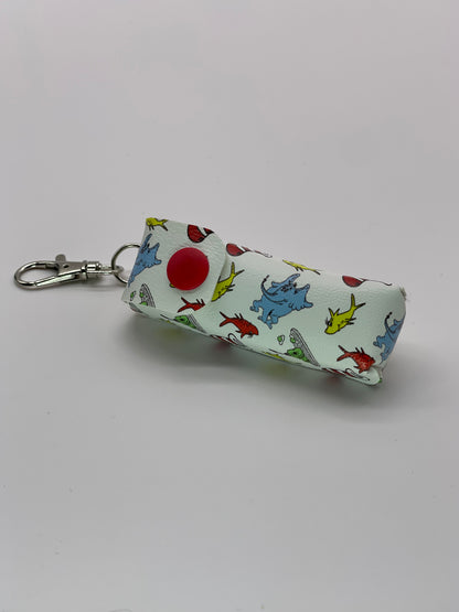 Red Fish Blue Fish Lippie Keychain