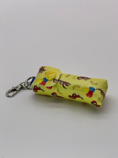 Curious George Lippie Keychain