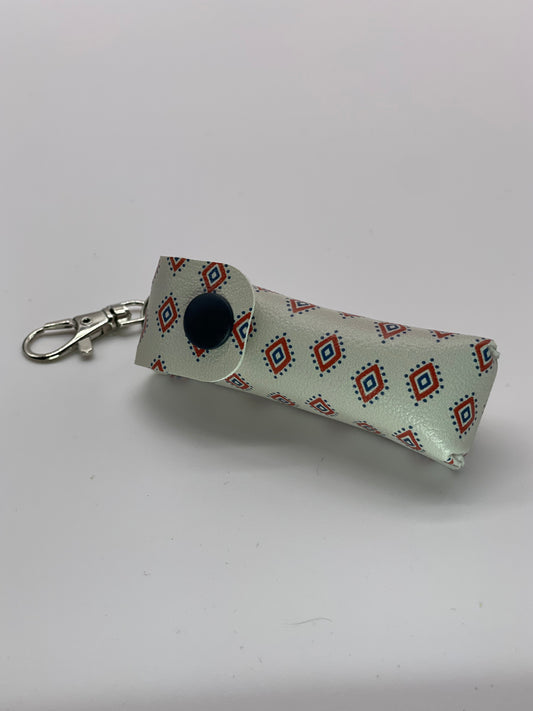 Boho Diamond Blanco Lippie Keychain