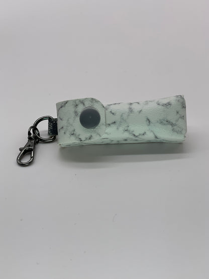 Marbled Stone Lippie Keychain