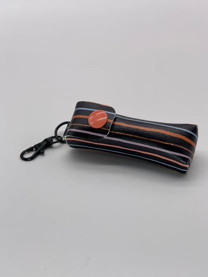 Boho Snake Charmer Stripe Lippie Keychain