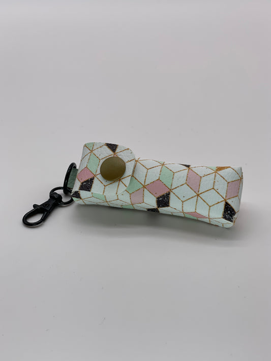 Cubed Deco Lippie Keychain