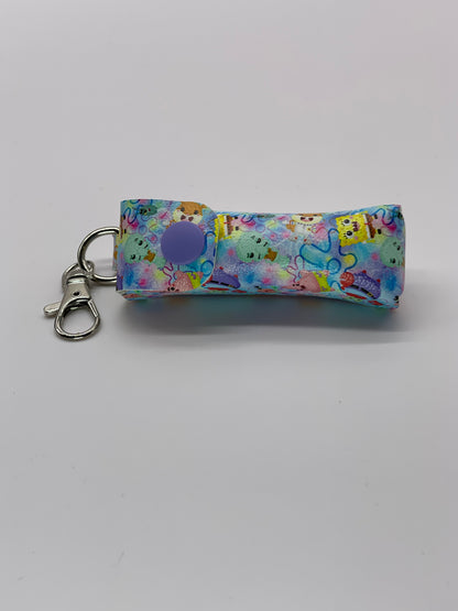 Pineapple Under the Sea Lippie Keychain