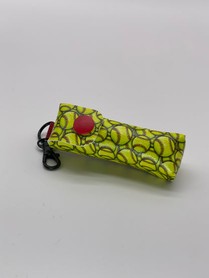 Softball Lippie Keychain