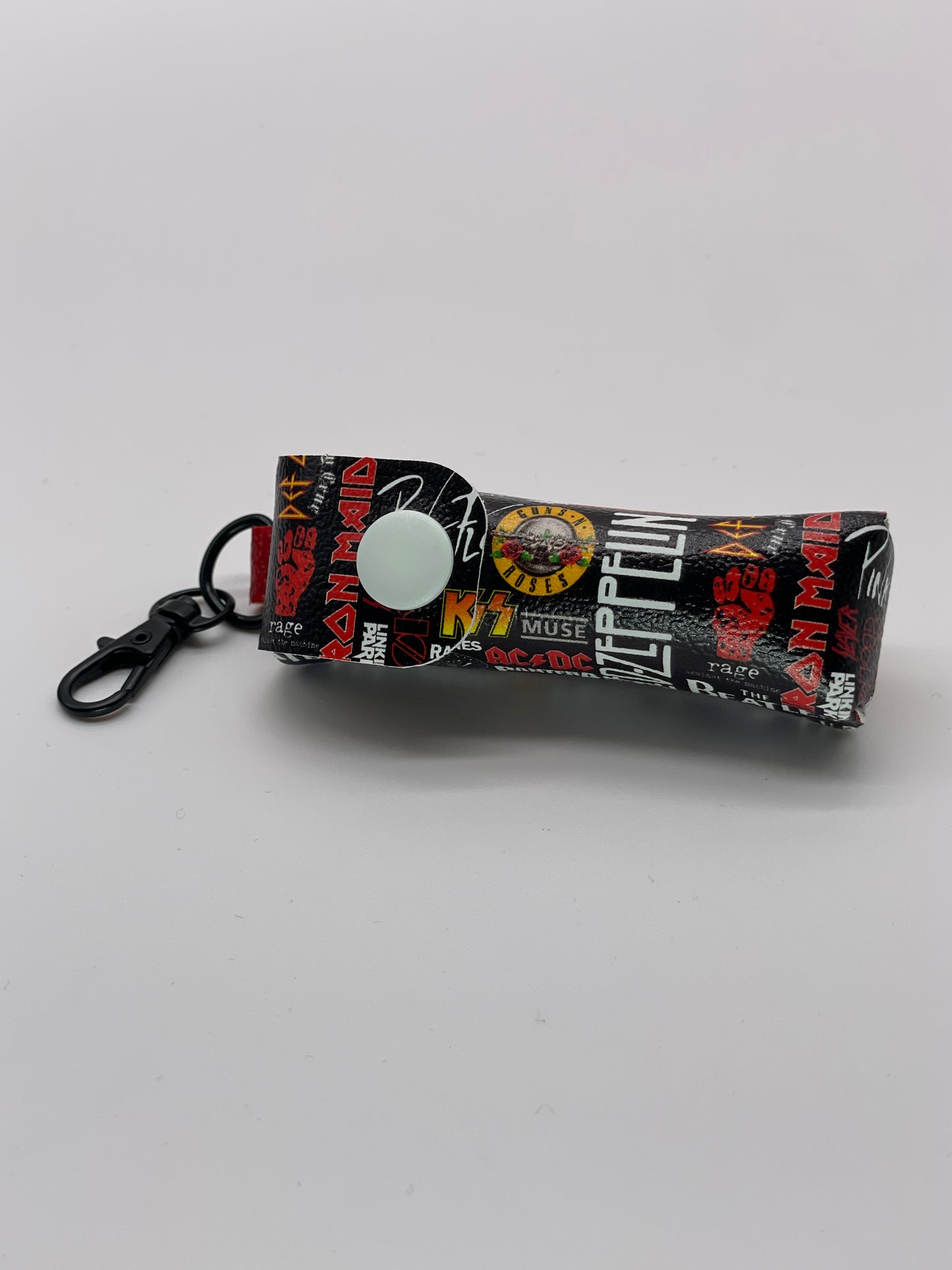 Hair Metal Bands Lippie Keychain