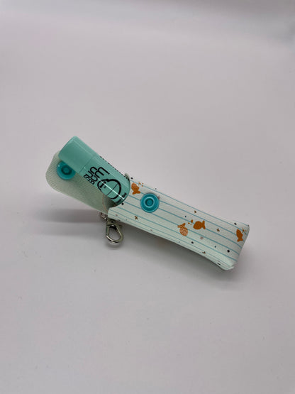 Bluey Floral Lippie Keychain