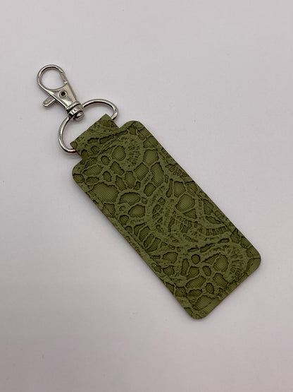 Olive Butterlace Flat Lippie Keychain