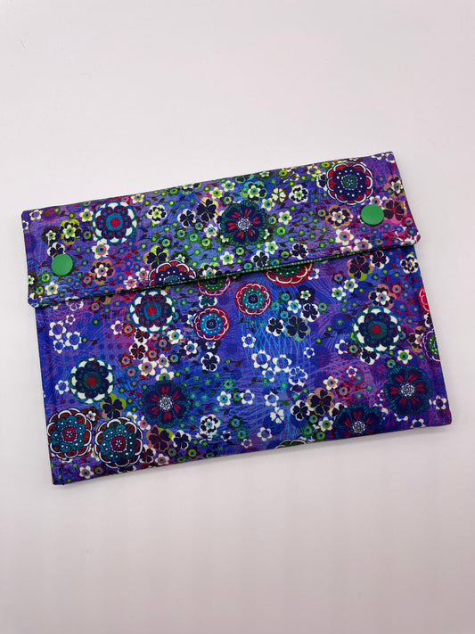 Purple Posies Kindle Sleeve