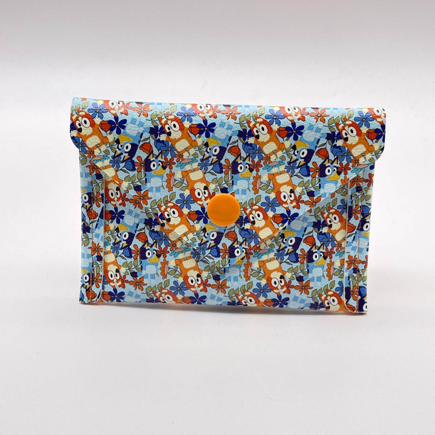 Bluey Floral Card Wallet