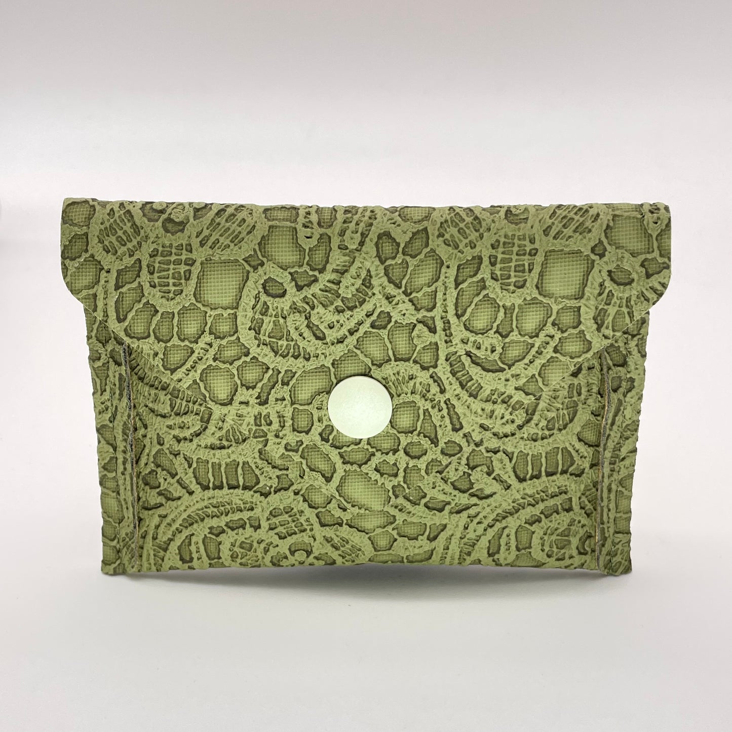 Olive Butterlace Card Wallet