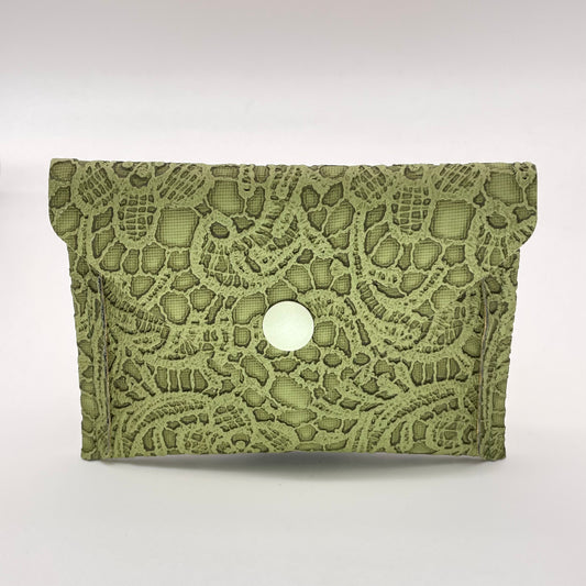 Olive Butterlace Card Wallet