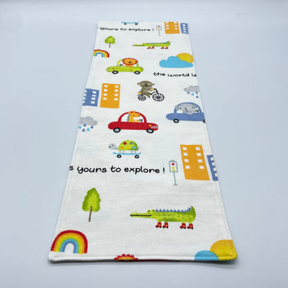 Explore the World Burp Cloth