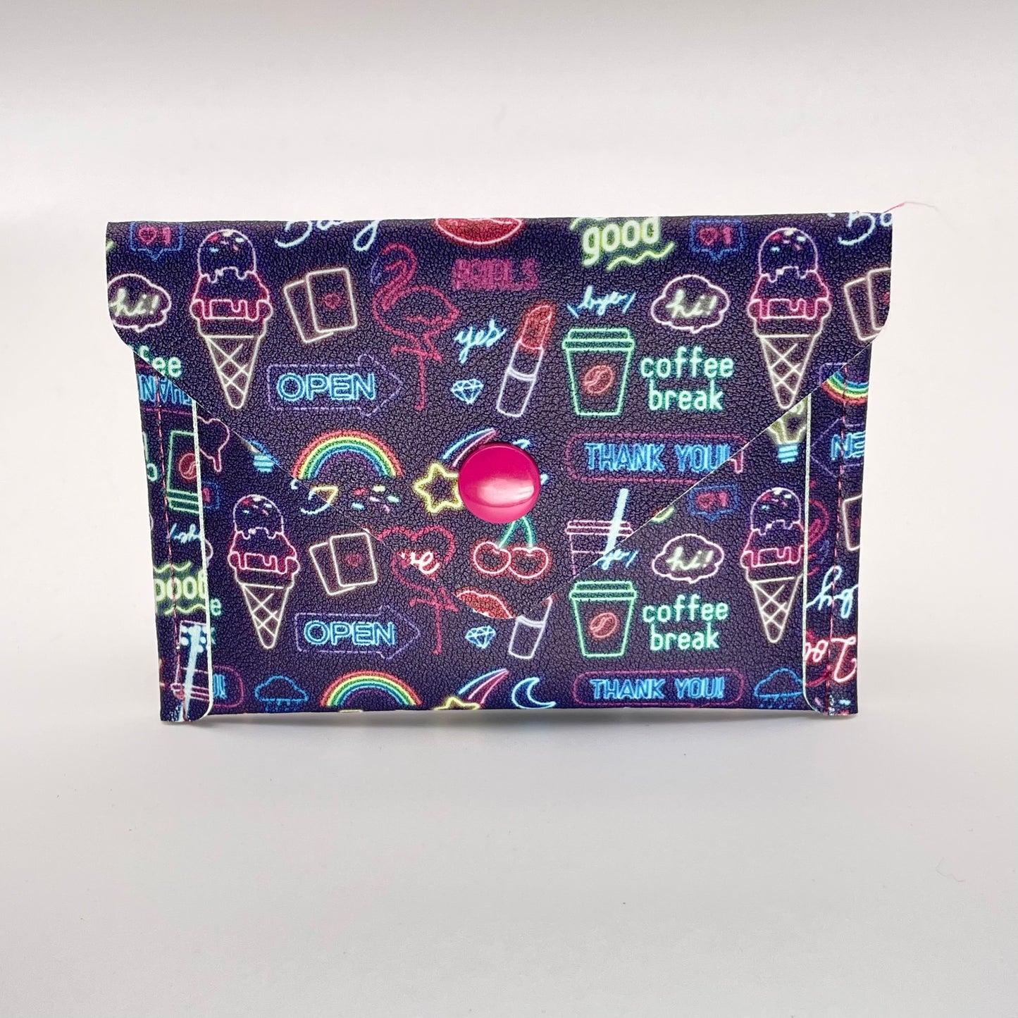 Neon Signs Card Wallet