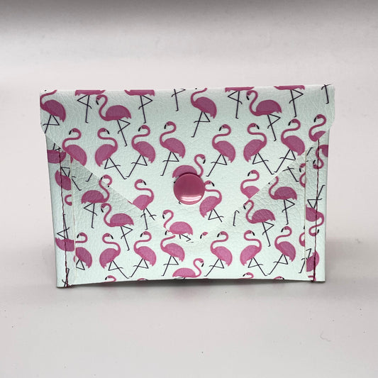 Flamingo Flock Card Wallet