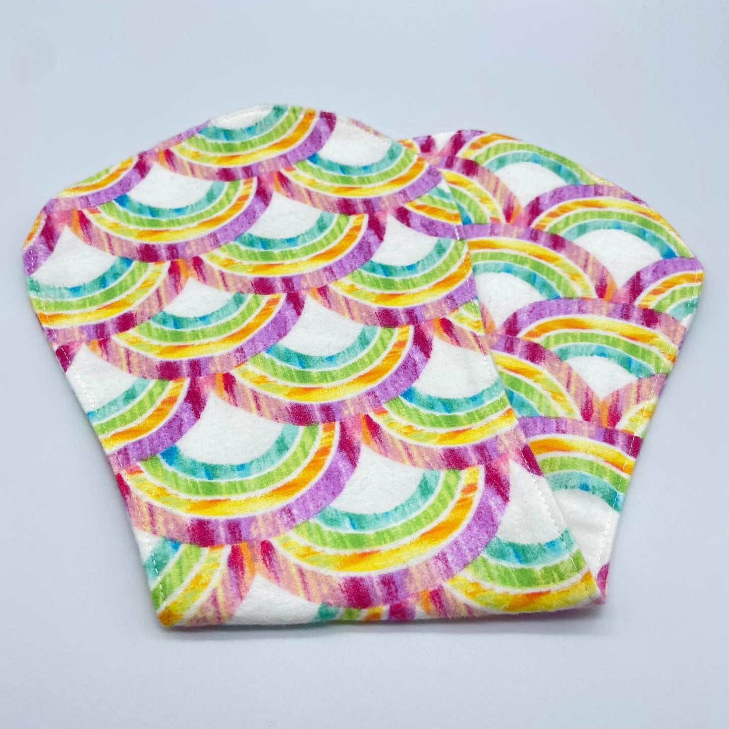 Rainbows Burp Cloth