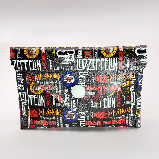 Hair Metal Bands Card Wallet