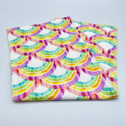 Rainbows Burp Cloth