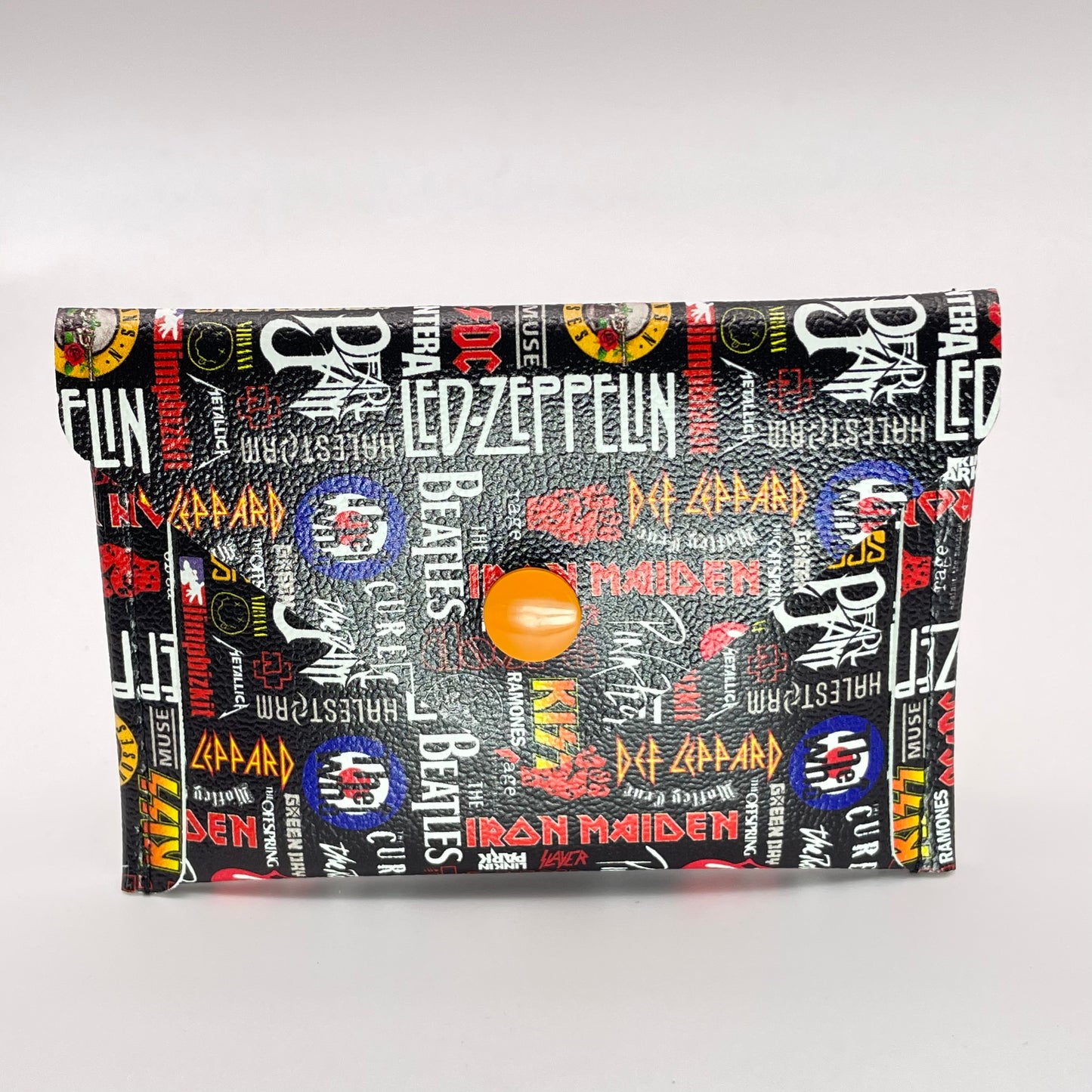 Hair Metal Bands Card Wallet