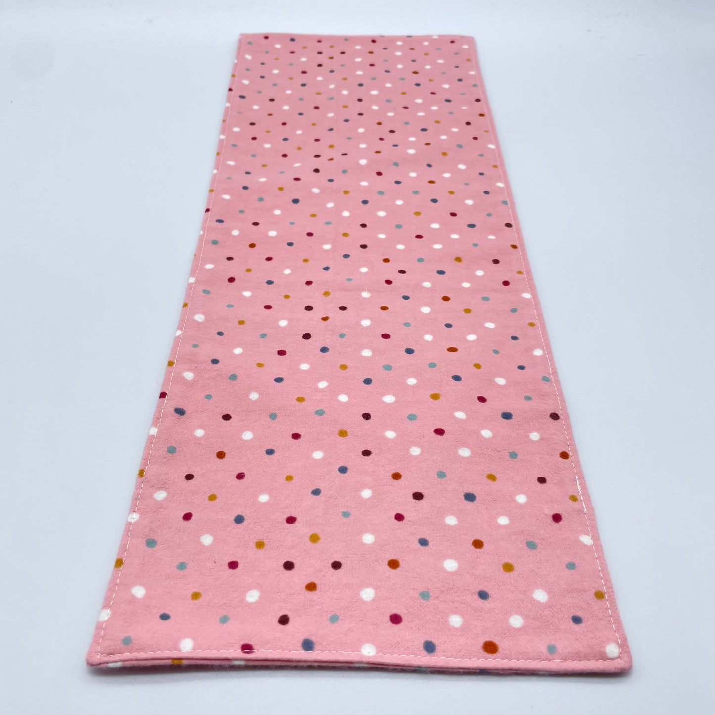 Mauve Pink Polka Dots Burp Cloth