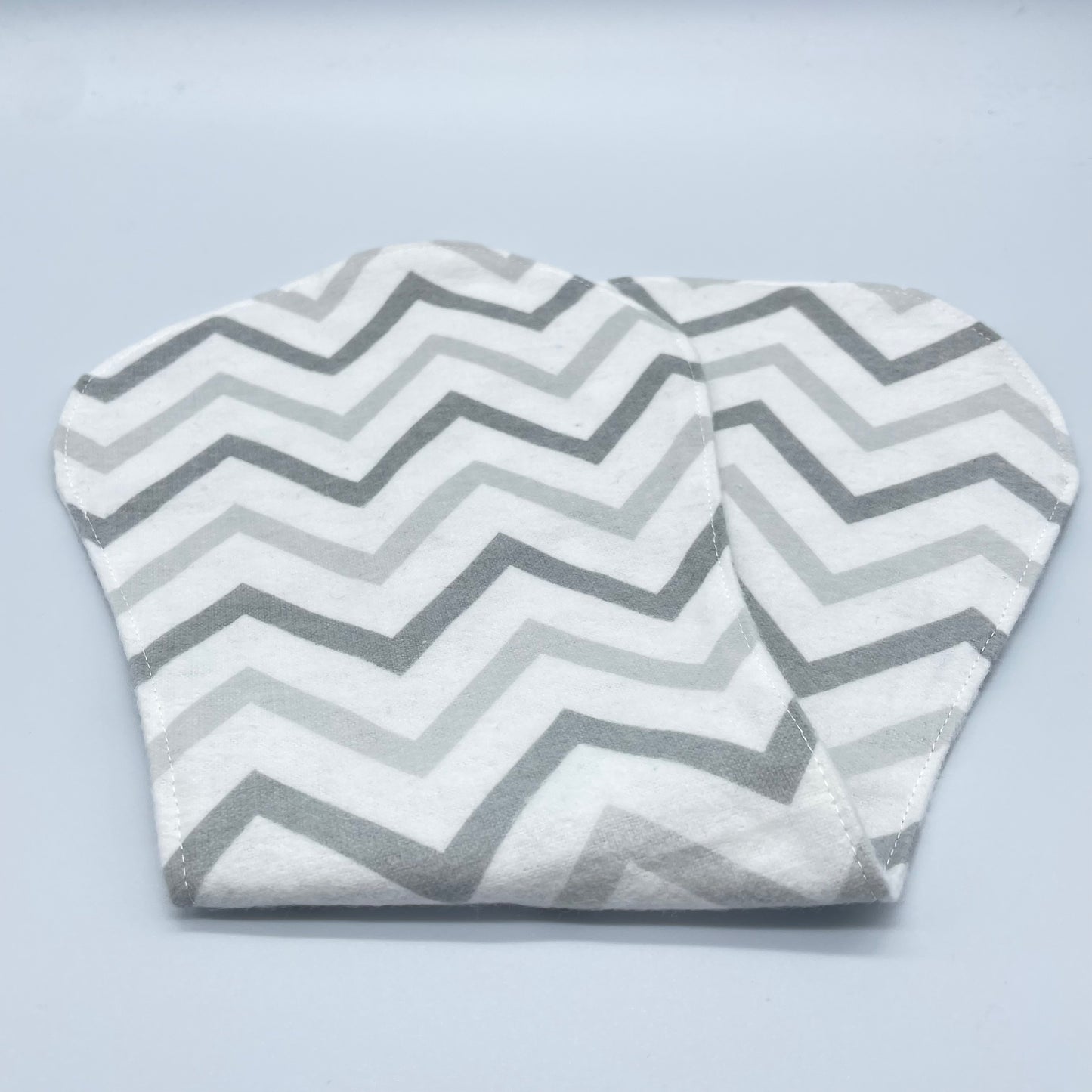 Gray Chevron Burp Cloth