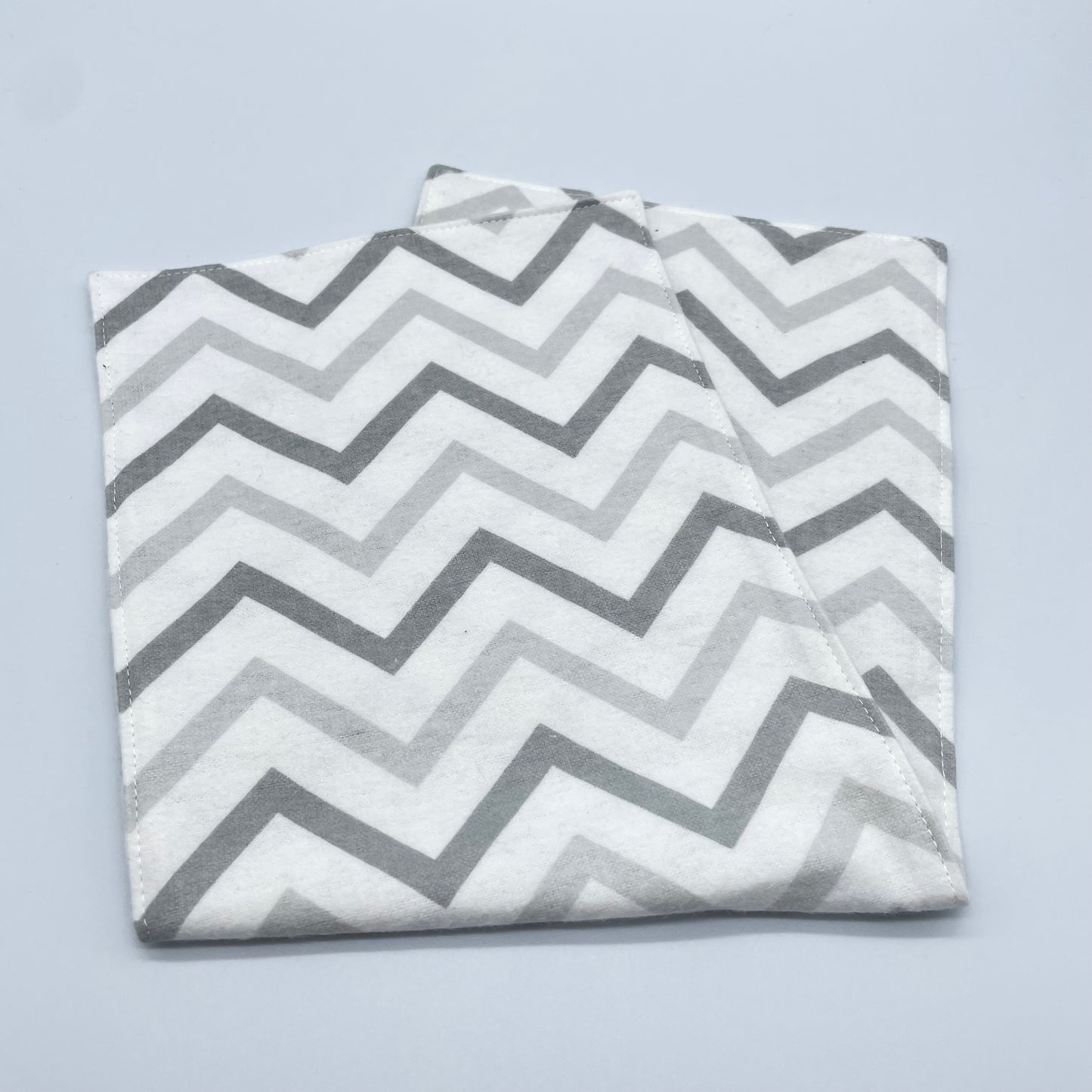 Gray Chevron Burp Cloth