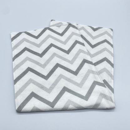 Gray Chevron Burp Cloth