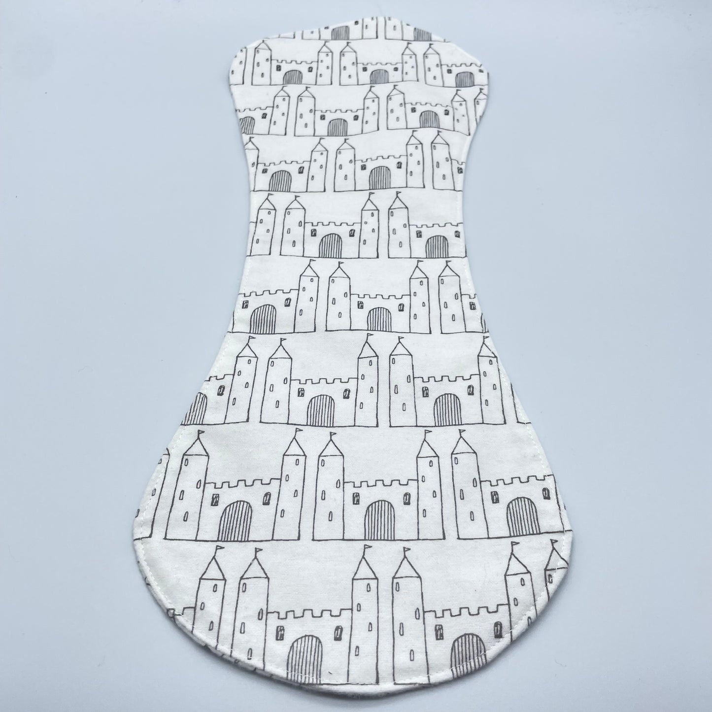 Sketched Castles Burp Cloth