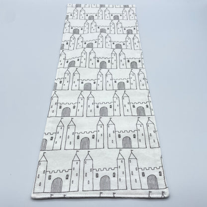 Sketched Castles Burp Cloth