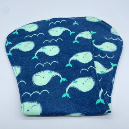 Whale Tales Burp Cloth