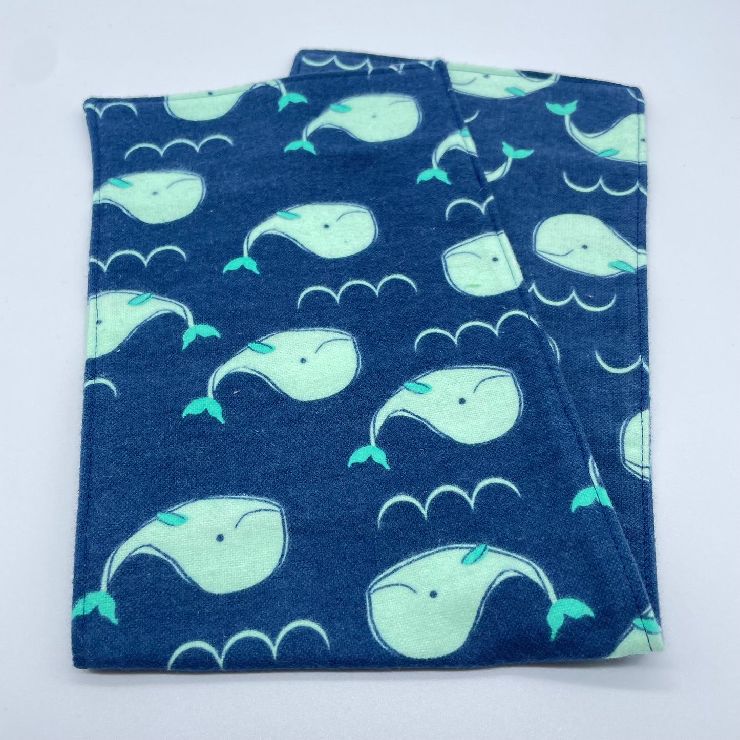 Whale Tales Burp Cloth