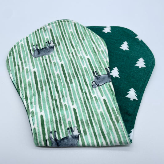 Crop of Cows + Trees Burp Cloth