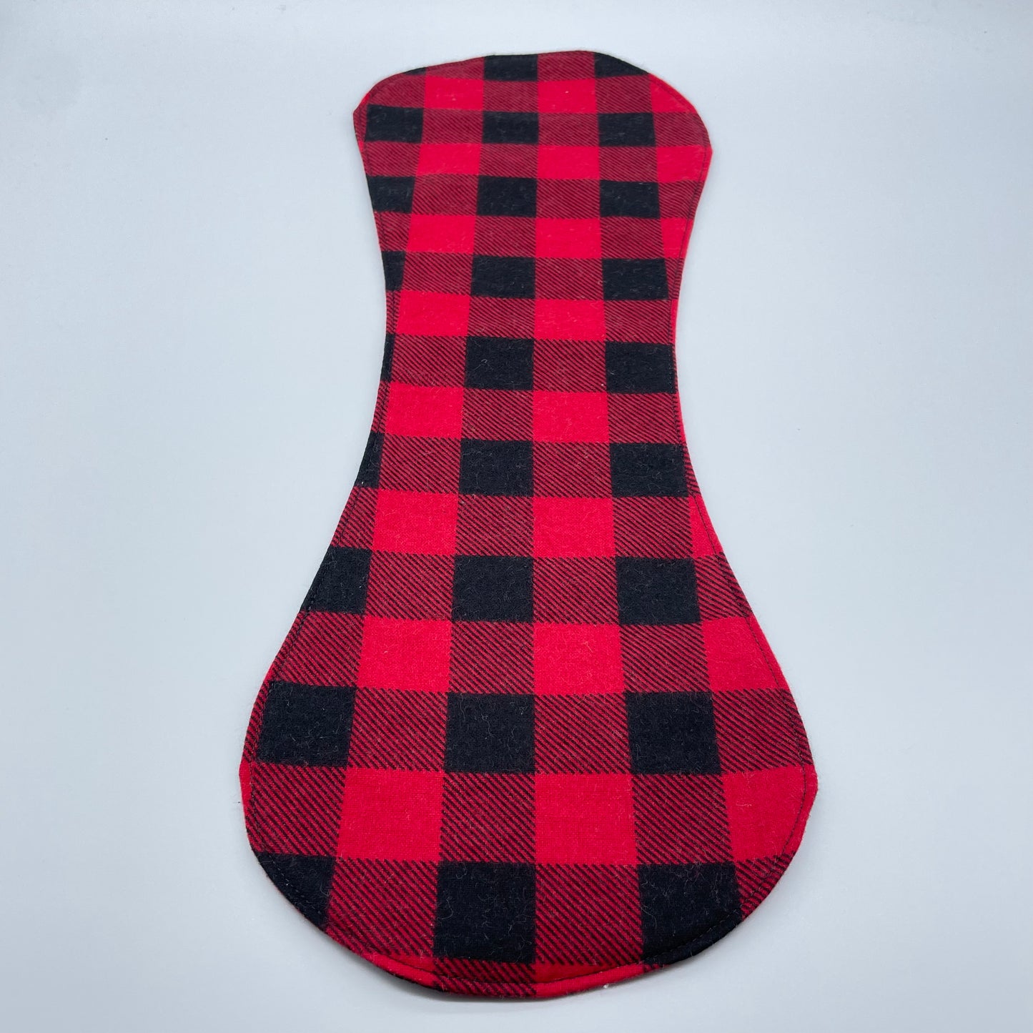 Red Buffalo Plaid Burp Cloth