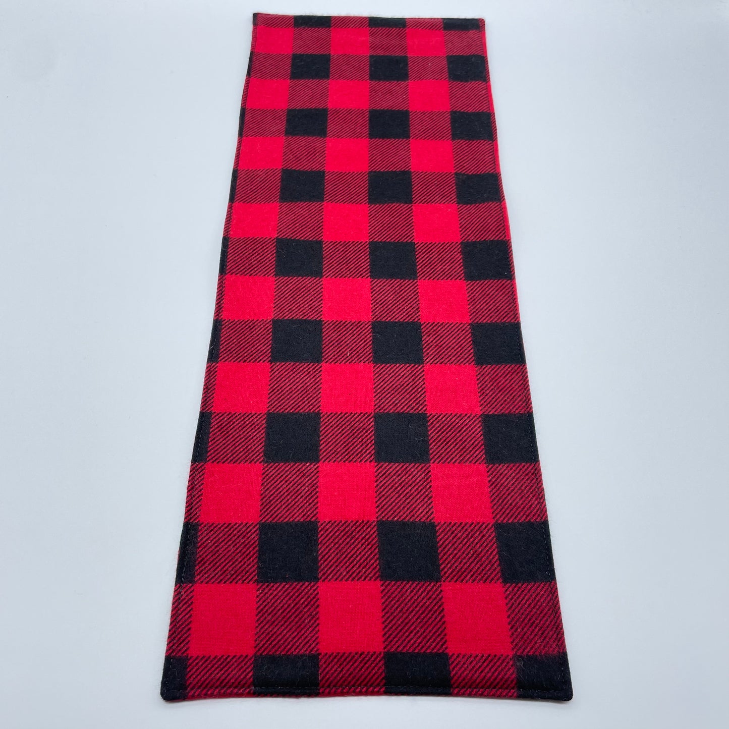 Red Buffalo Plaid Burp Cloth