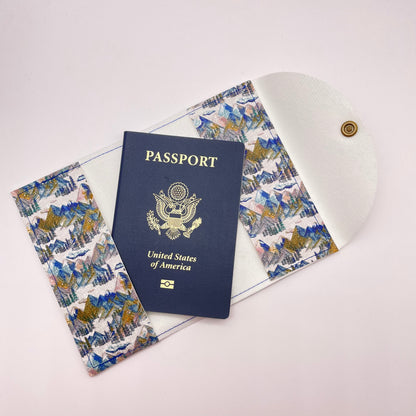 Pink Map Passport Cover