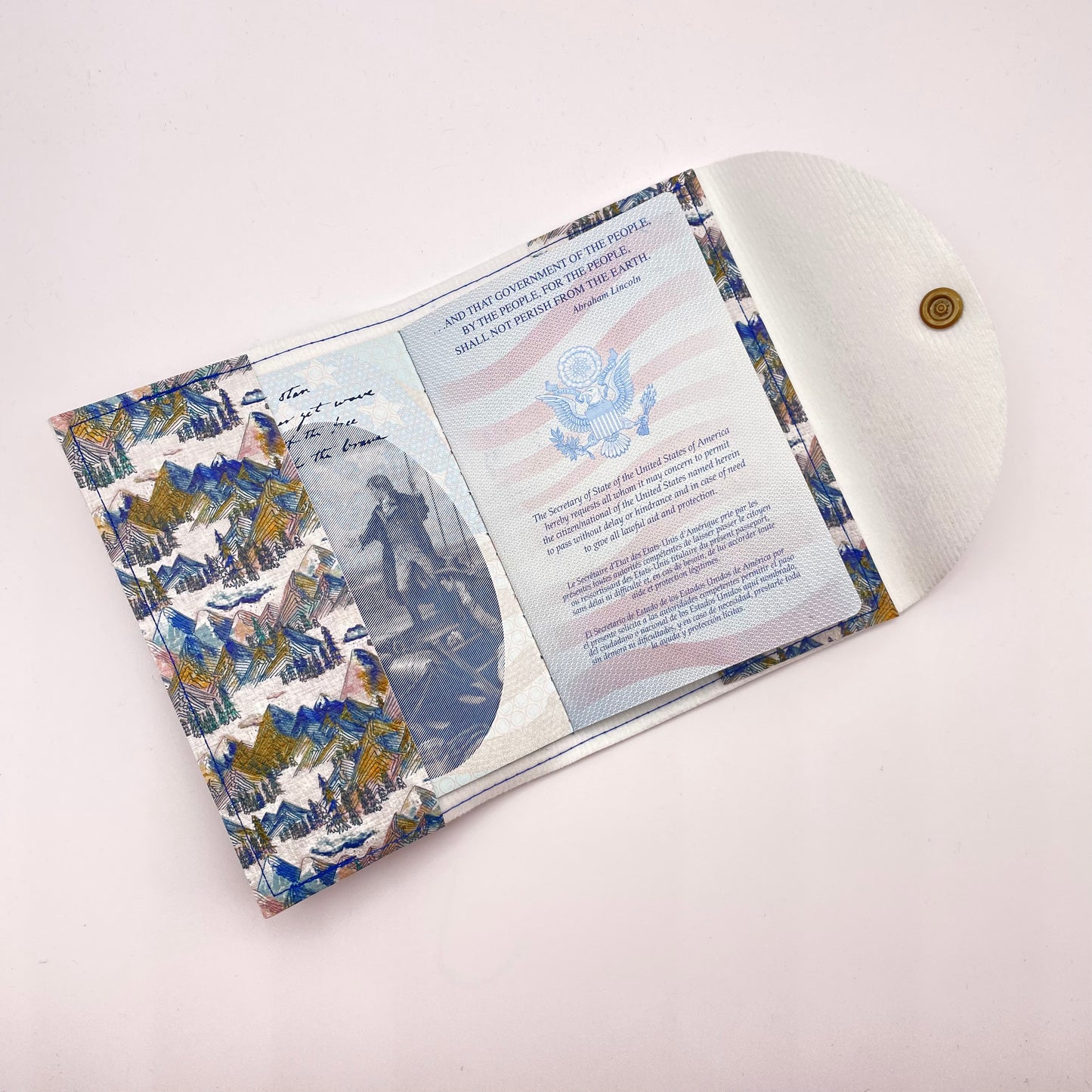 Tossed Jungle Leaves Passport Cover