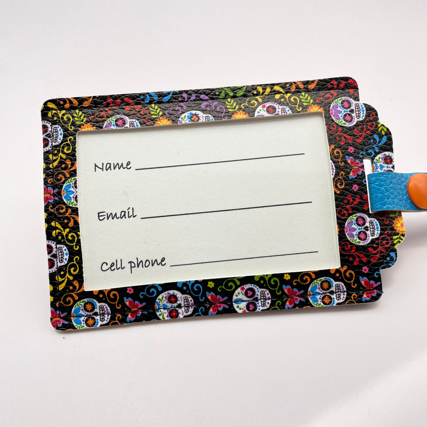 Sugarskull Row Luggage Tag